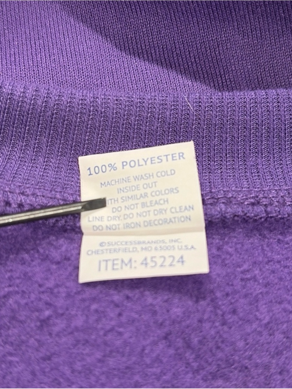 KANSAS STATE WILDCATS Kansas City ROYALS K State Day Crewneck Adult Size XL SGA - Picture 4 of 4